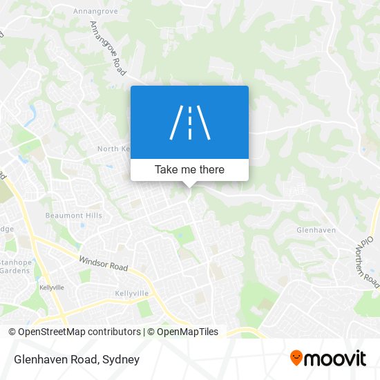 Mapa Glenhaven Road