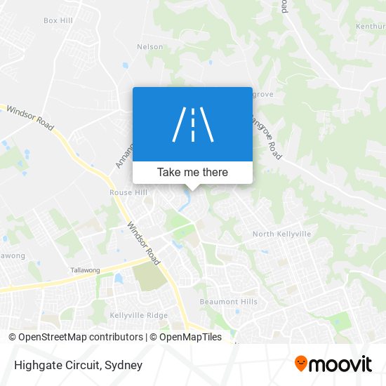 Highgate Circuit map