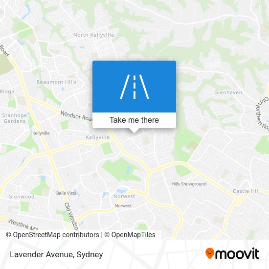 Lavender Avenue map