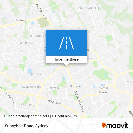 Sunnyholt Road map