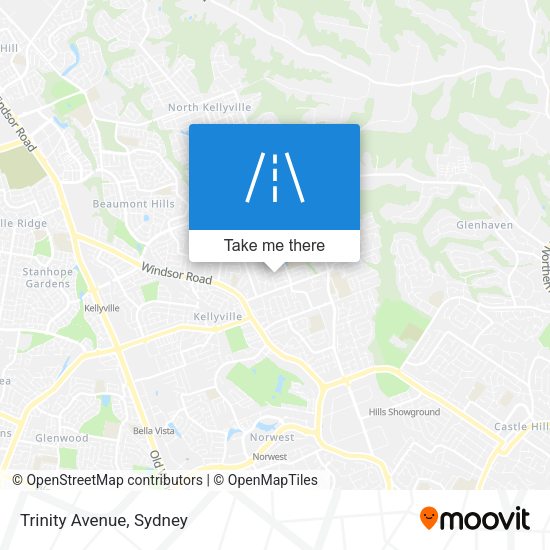 Trinity Avenue map