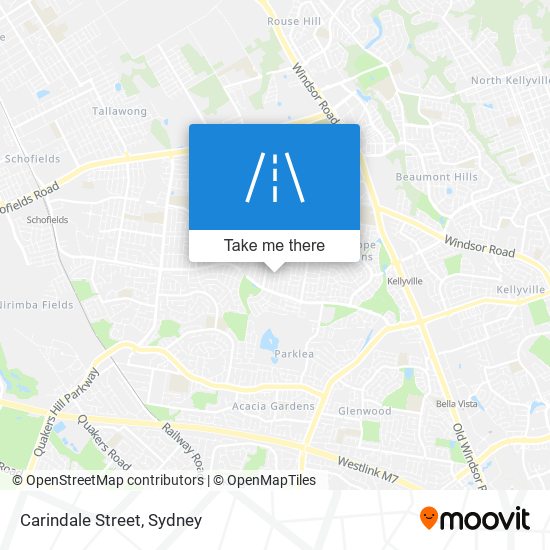 Carindale Street map