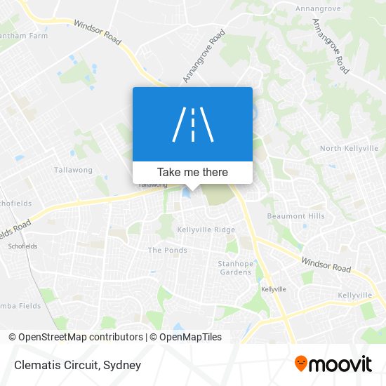 Clematis Circuit map