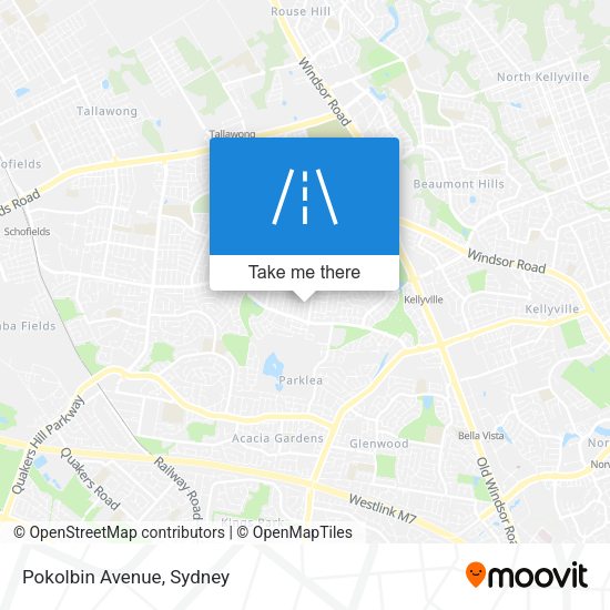 Pokolbin Avenue map