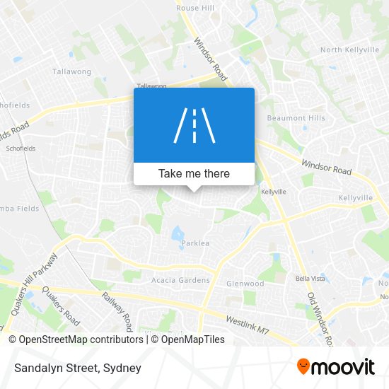 Sandalyn Street map