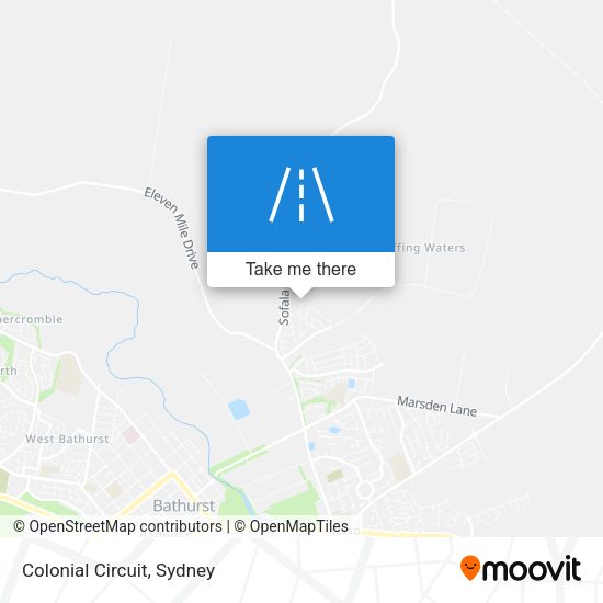 Colonial Circuit map