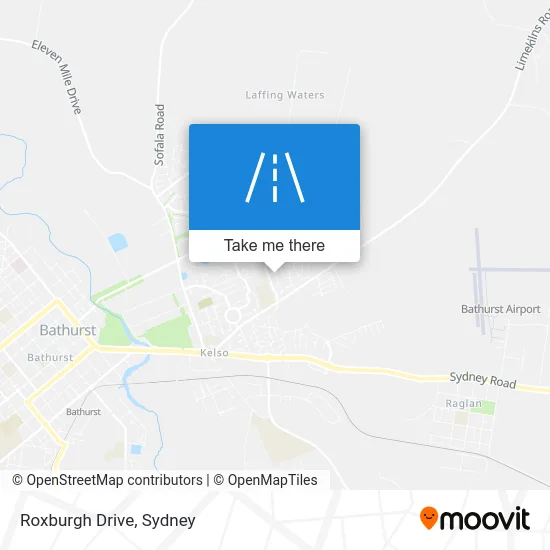 Mapa Roxburgh Drive