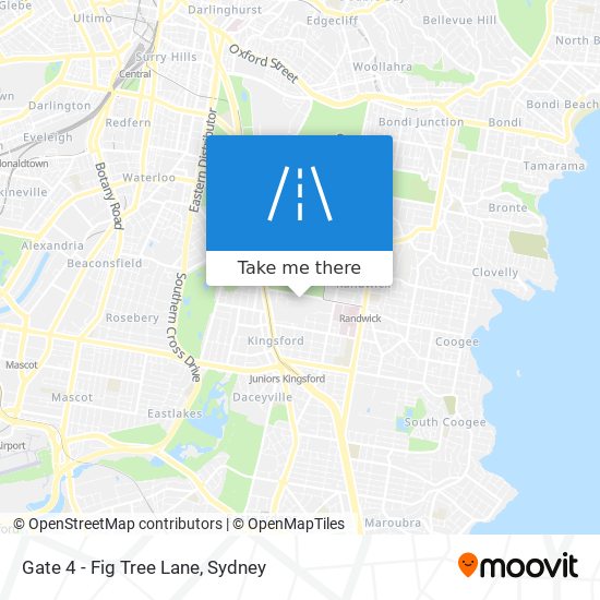 Gate 4 - Fig Tree Lane map