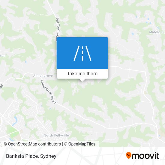 Banksia Place map