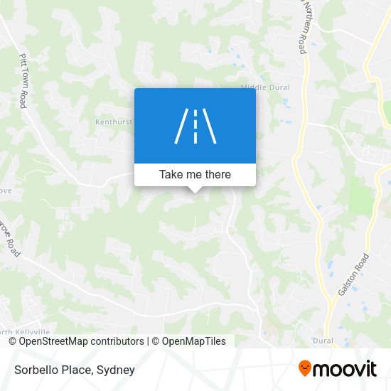 Sorbello Place map