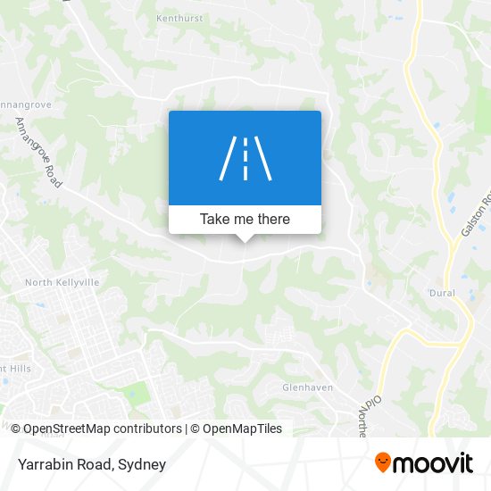 Yarrabin Road map