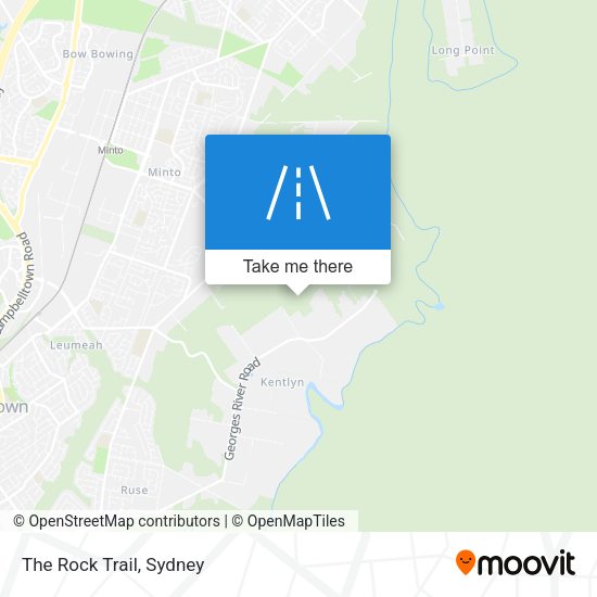 The Rock Trail map