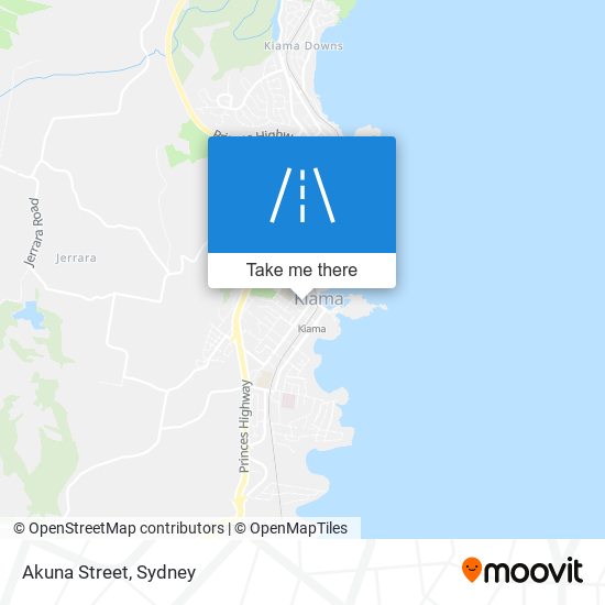 Akuna Street map