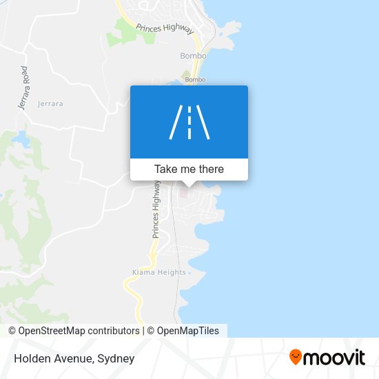 Holden Avenue map