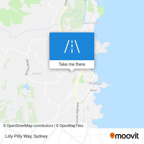 Lilly Pilly Way map