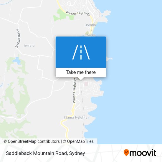 Saddleback Mountain Road map