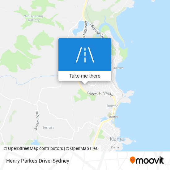 Mapa Henry Parkes Drive