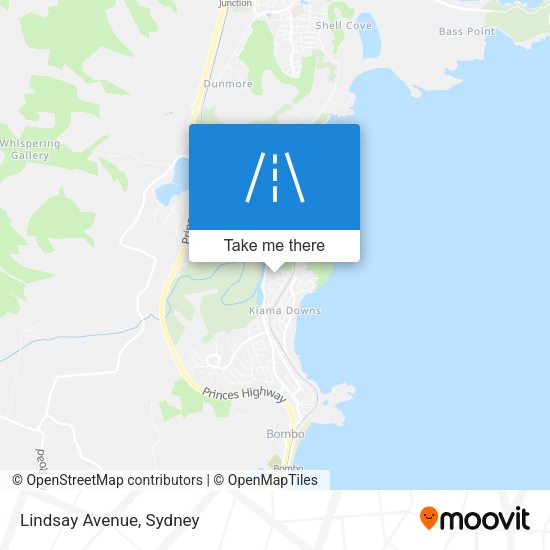 Lindsay Avenue map