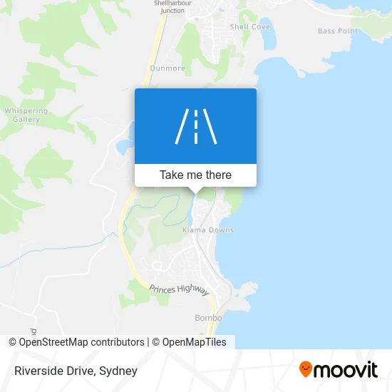 Mapa Riverside Drive