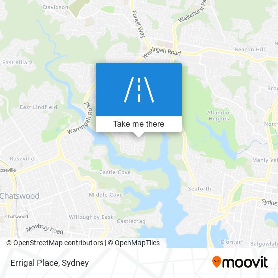 Errigal Place map