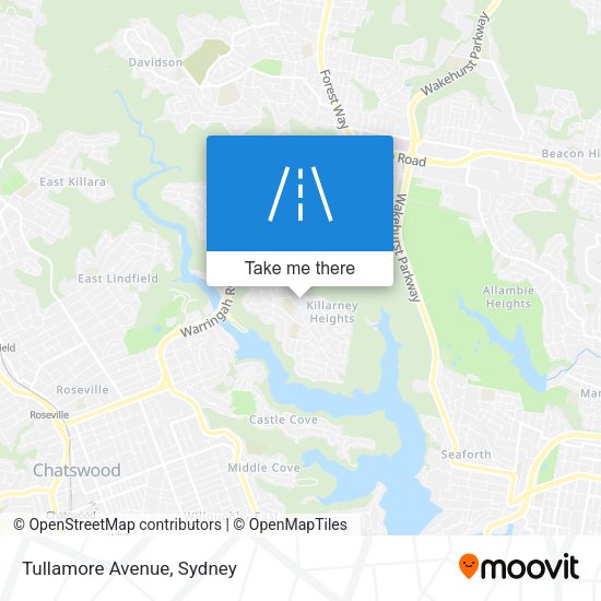 Tullamore Avenue map