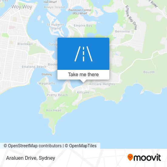 Araluen Drive map