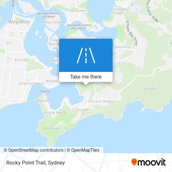 Rocky Point Trail map