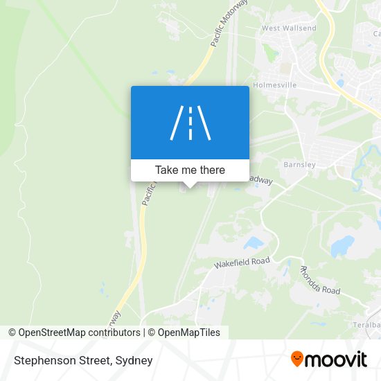 Stephenson Street map