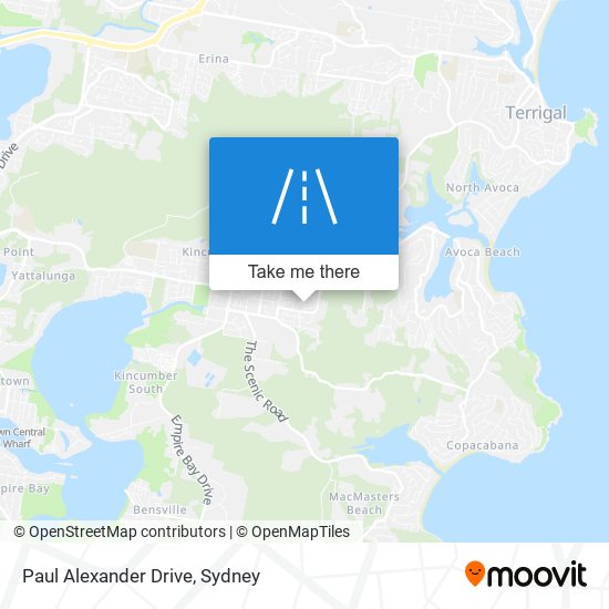 Paul Alexander Drive map