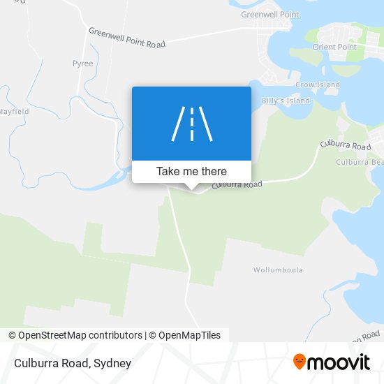 Culburra Road map