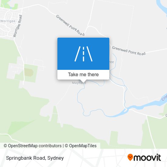 Springbank Road map