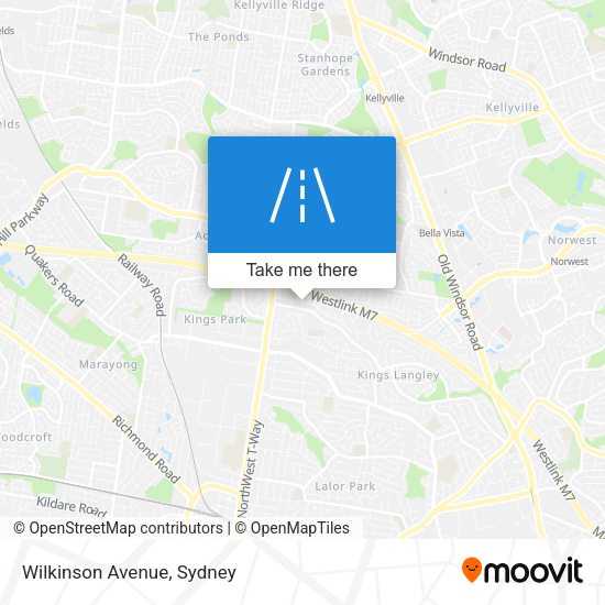 Wilkinson Avenue map
