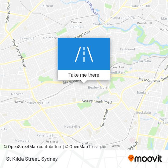 St Kilda Street map