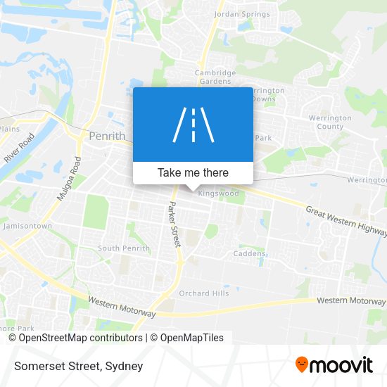 Somerset Street map
