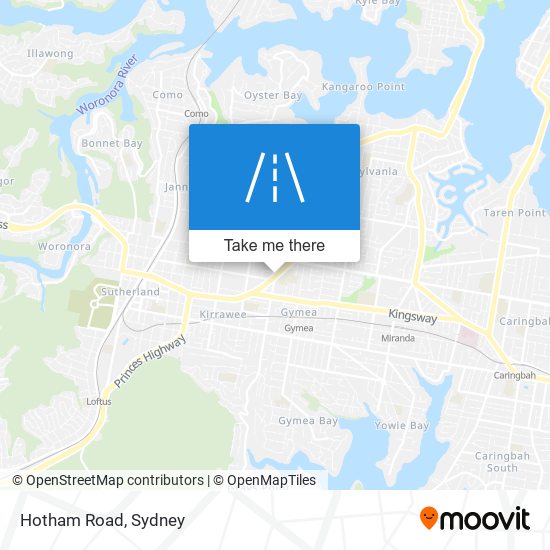 Hotham Road map