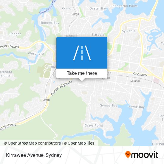 Kirrawee Avenue map