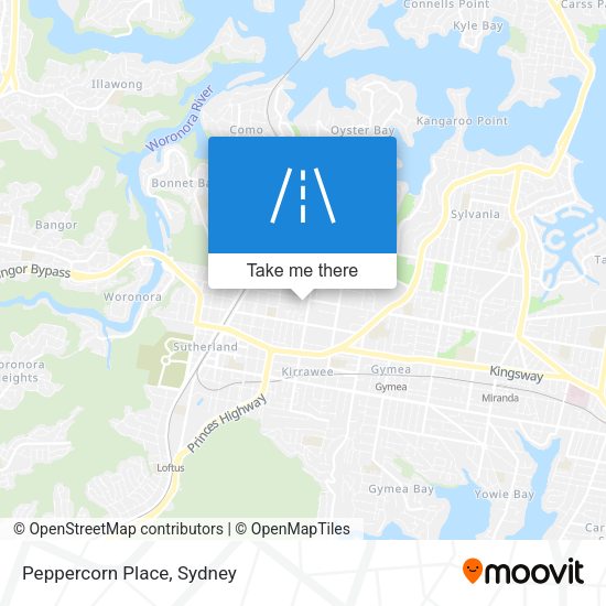Peppercorn Place map