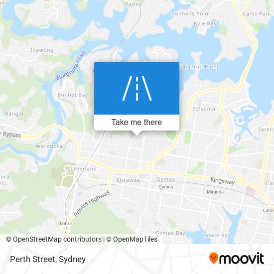 Perth Street map