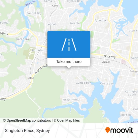 Singleton Place map