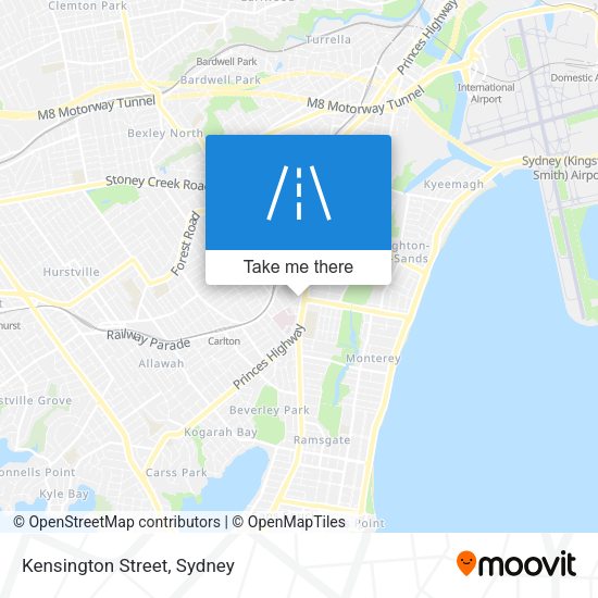 Kensington Street map
