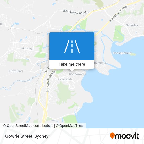 Gowrie Street map