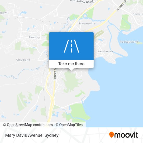 Mary Davis Avenue map