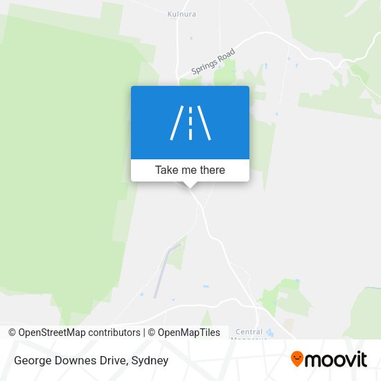 George Downes Drive map