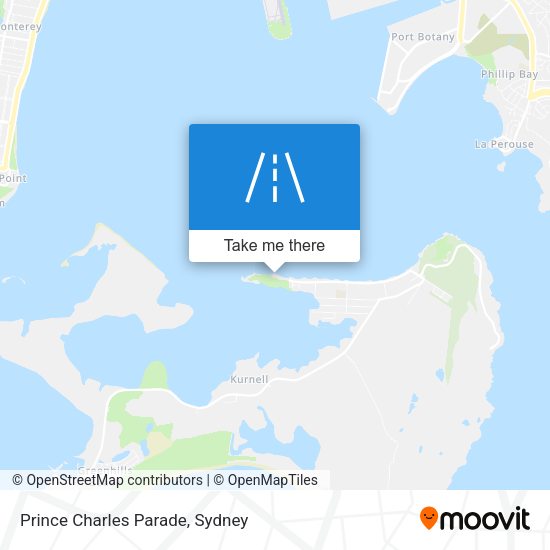 Prince Charles Parade map