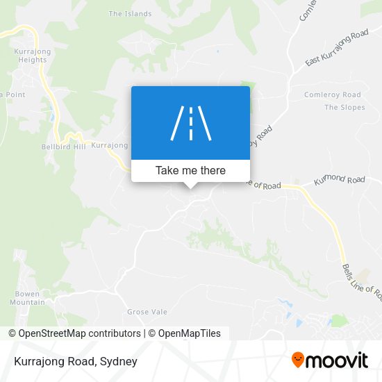 Kurrajong Road map