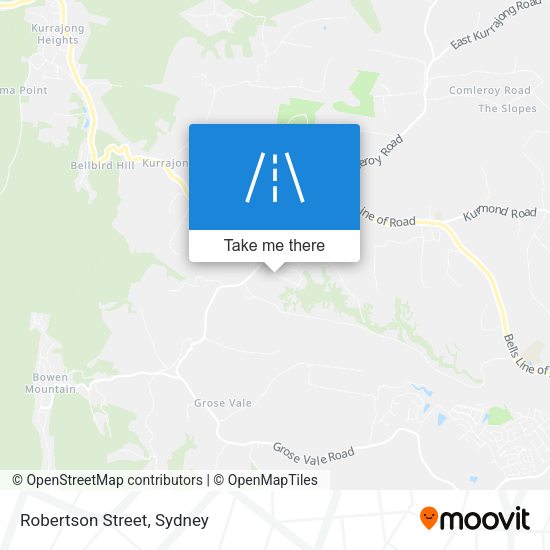 Robertson Street map