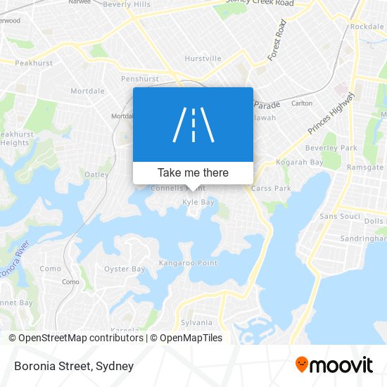 Boronia Street map