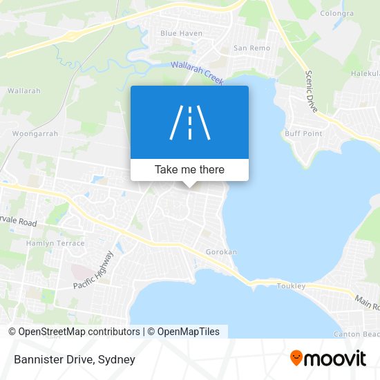 Bannister Drive map