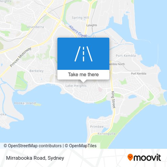Mirrabooka Road map