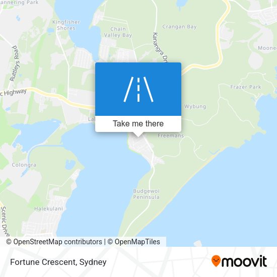 Fortune Crescent map